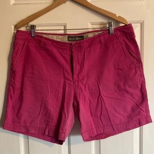 Eddie Bauer pink casual shorts